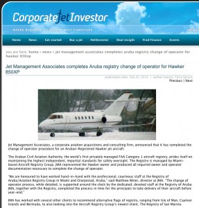 Corporate Jet Investor